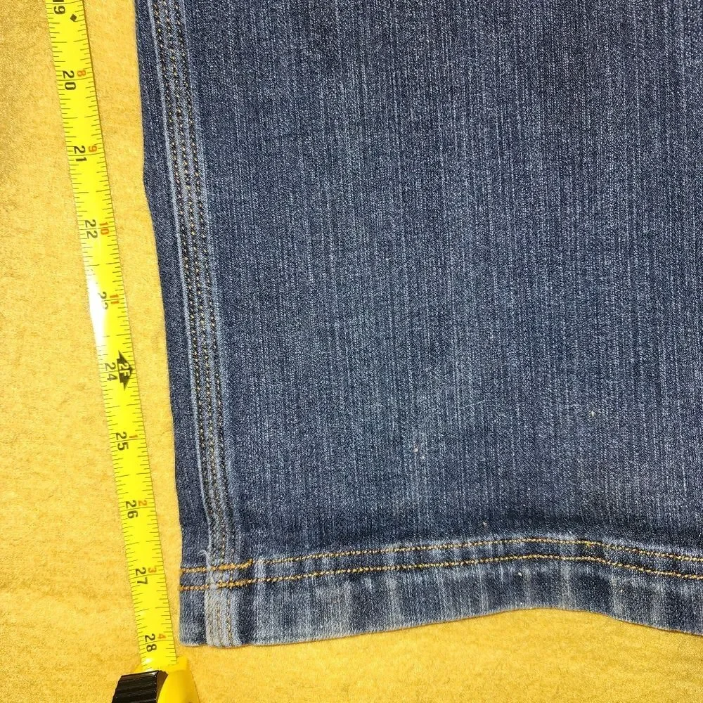 Duluth mens ballroom double flex relaxed dark wash jeans sz 44×30